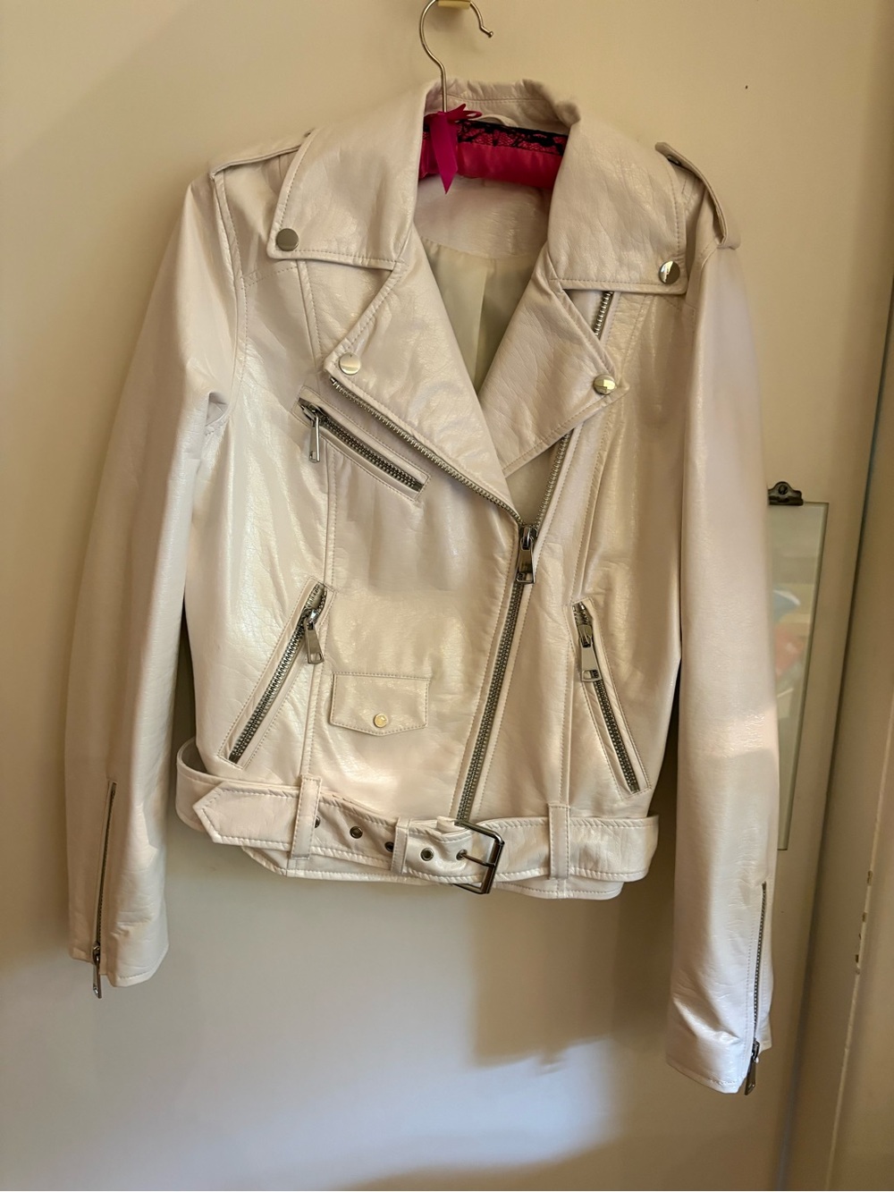 White Biker Jacket